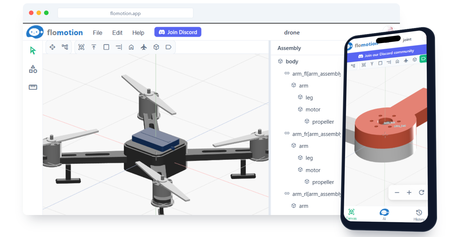 Online CAD editor with AI: agentic 3D part generation